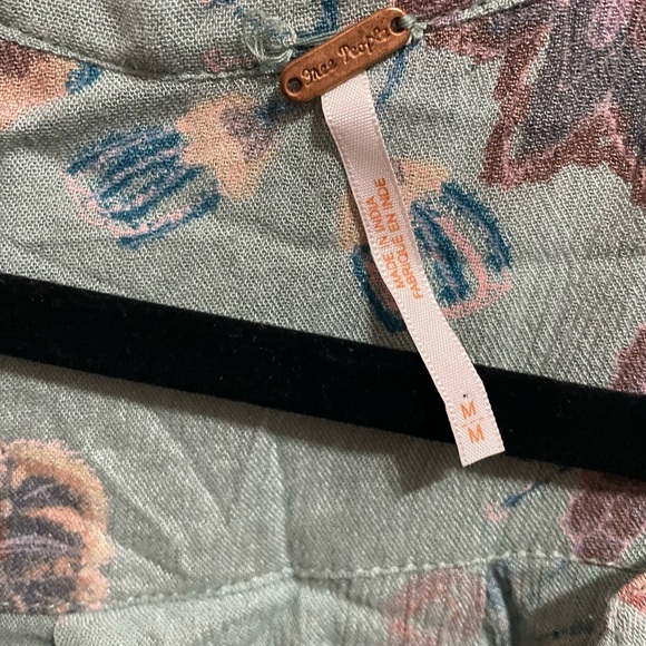 Free People Floral Blue Dress - Picture 2 of 4